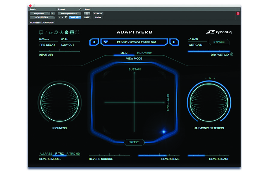 zynaptiq adaptiverb presets