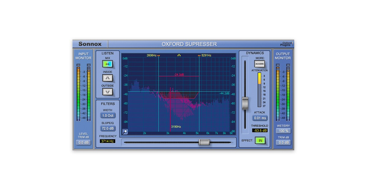 Sonnox Oxford SuprEsser V3 de-esser plugin