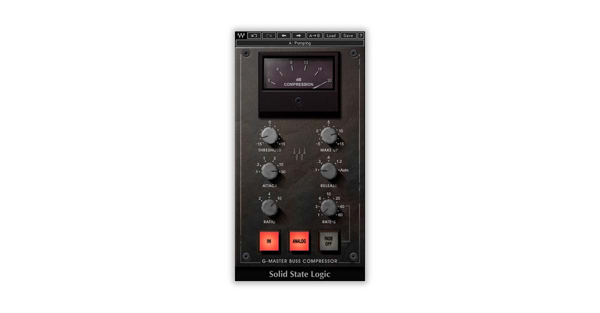 waves ssl g master bus compressor