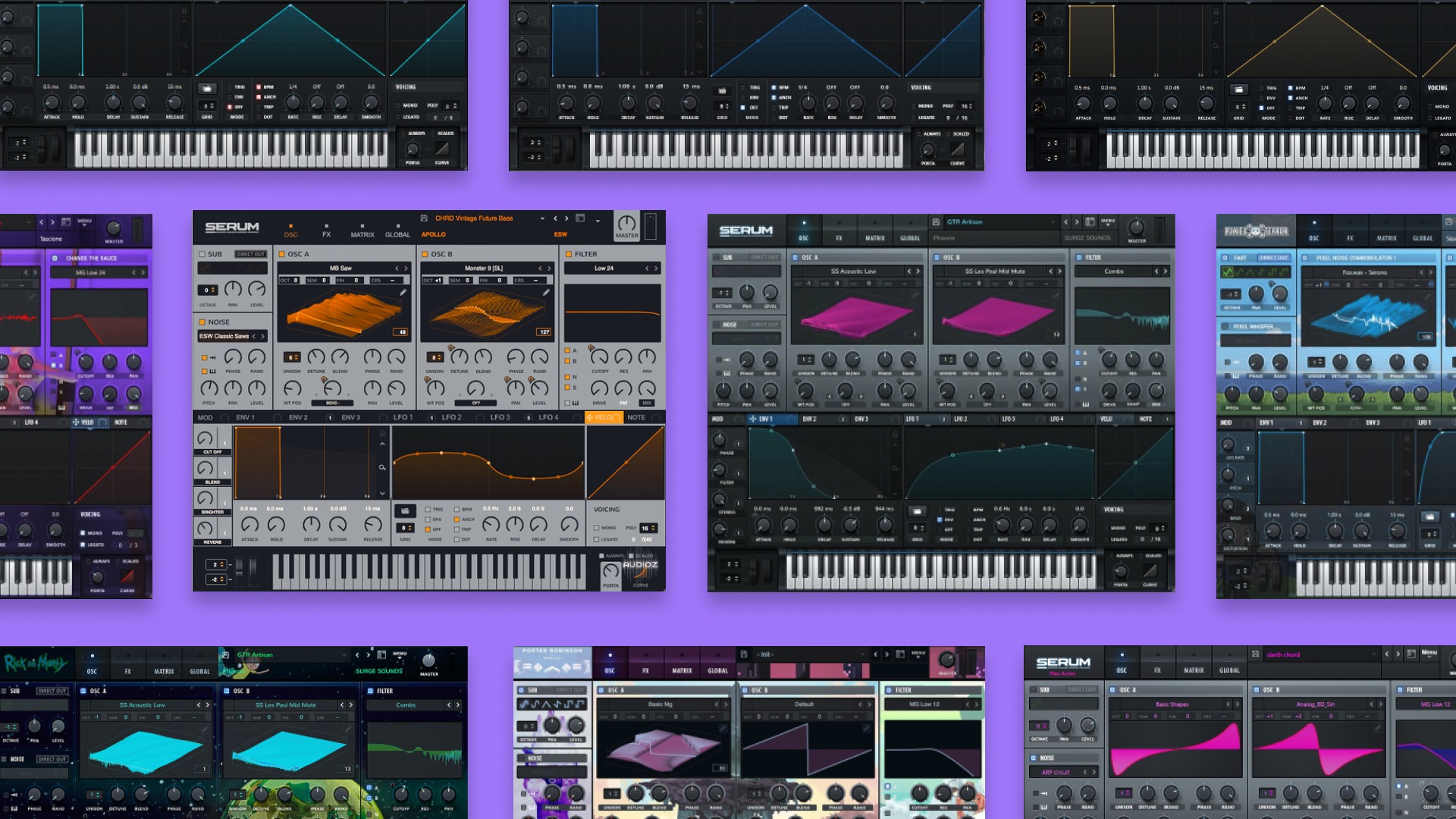 The 12 Best Free Serum Skins to Add a Custom Look to Your DAW