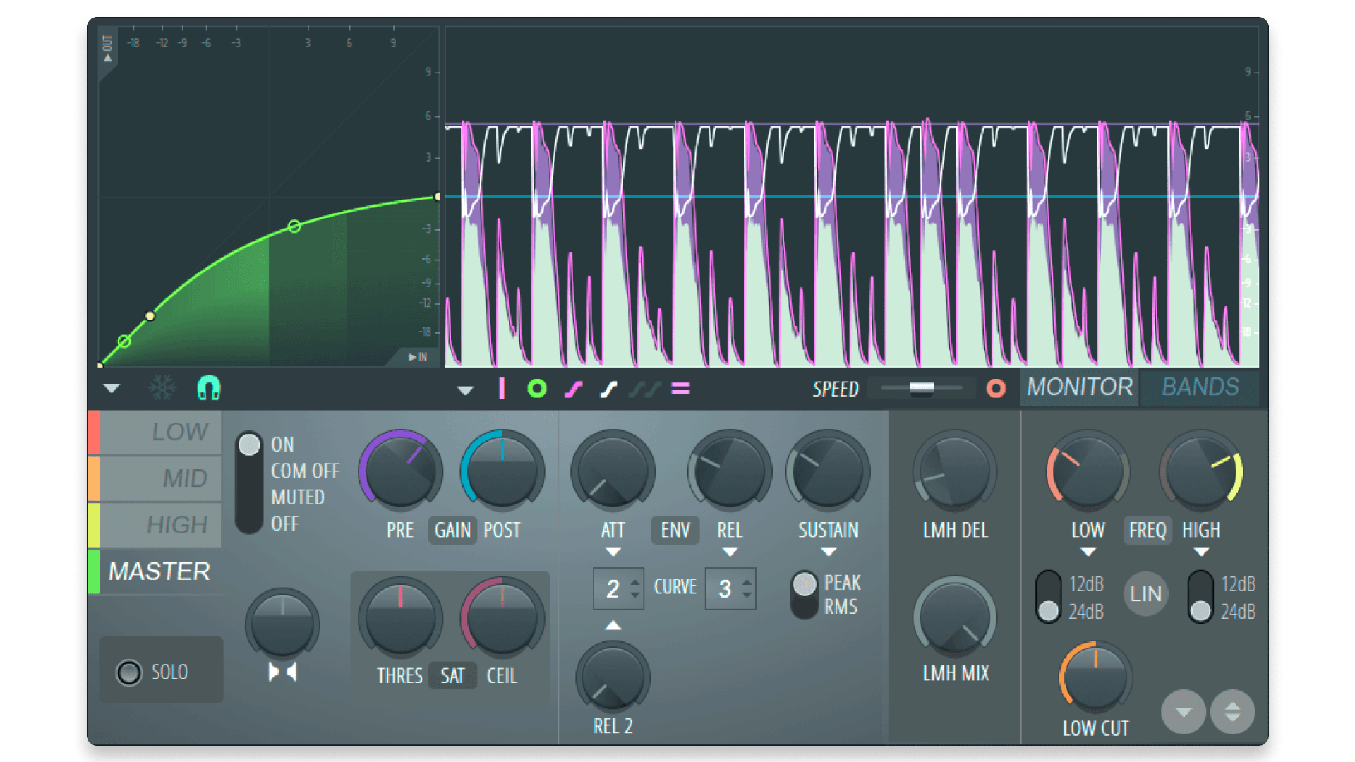 Maximus is a highly customizable compressor plugin.