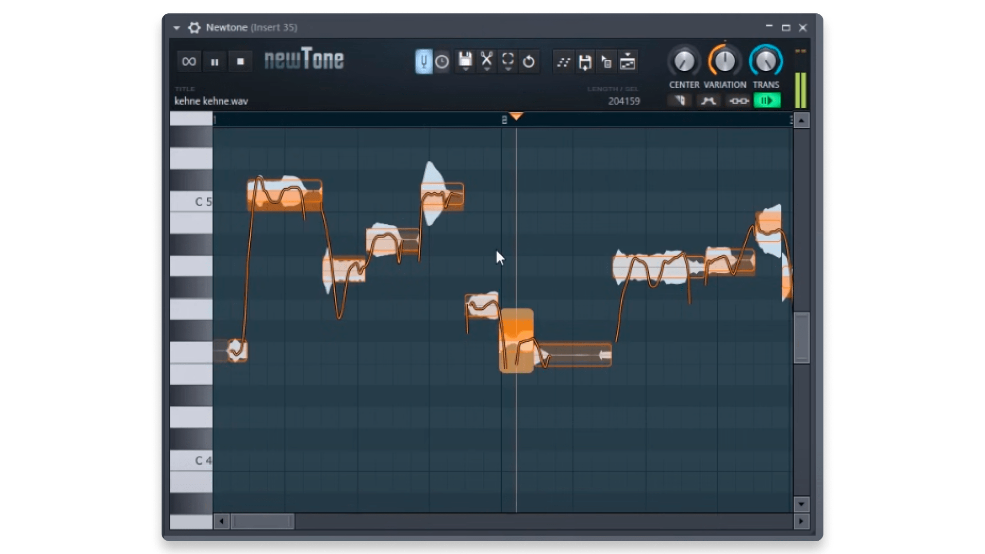 Newtone is FL Studio&#039;s pitch correction tool.