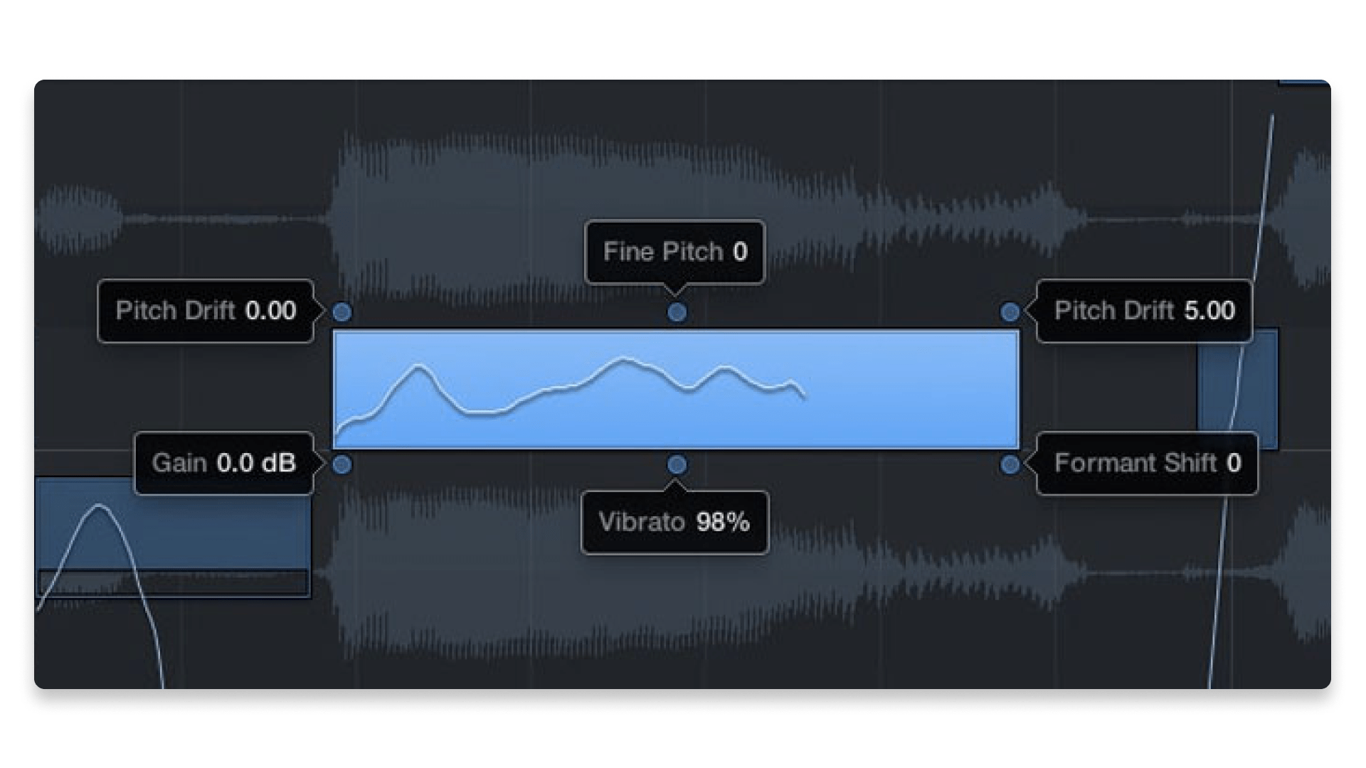 Flex PitchはLogic Proの内蔵ピッチ補正ツールです。