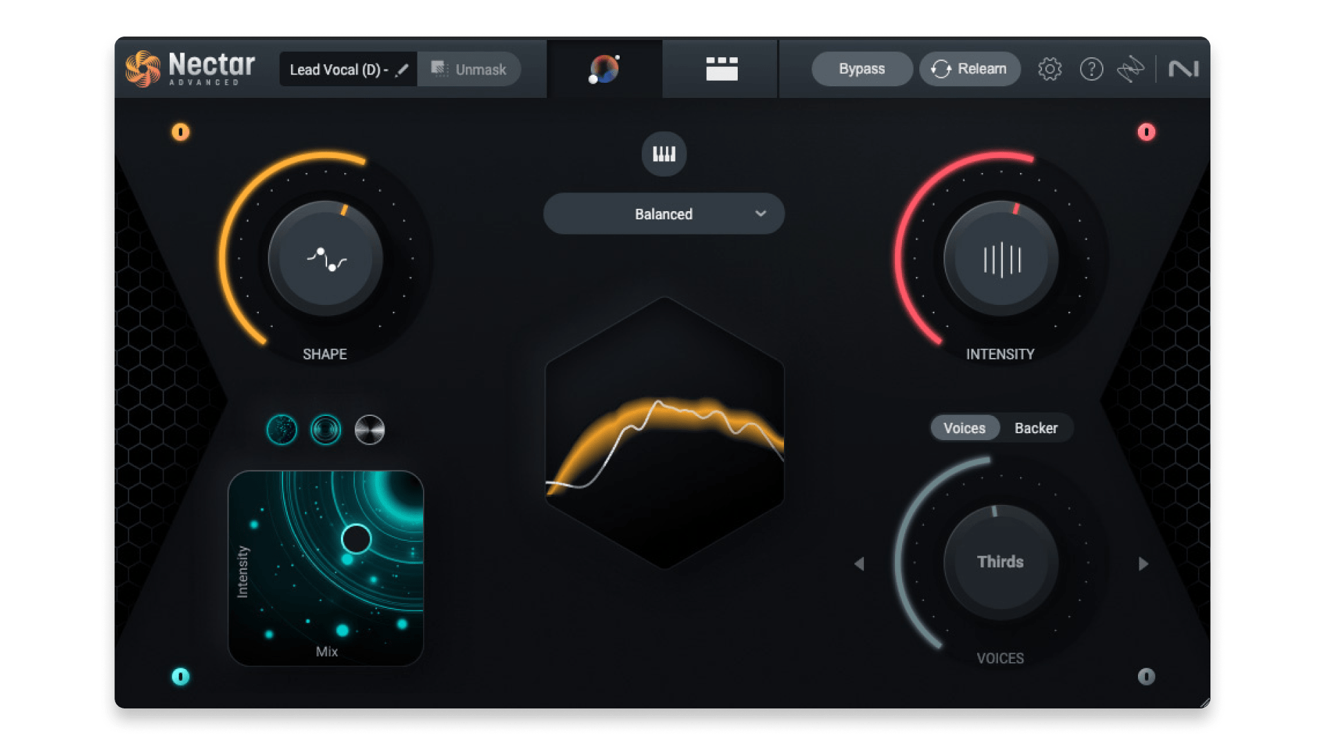 Nectar 4 é uma cadeia vocal completa que inclui funções básicas de afinação automática.