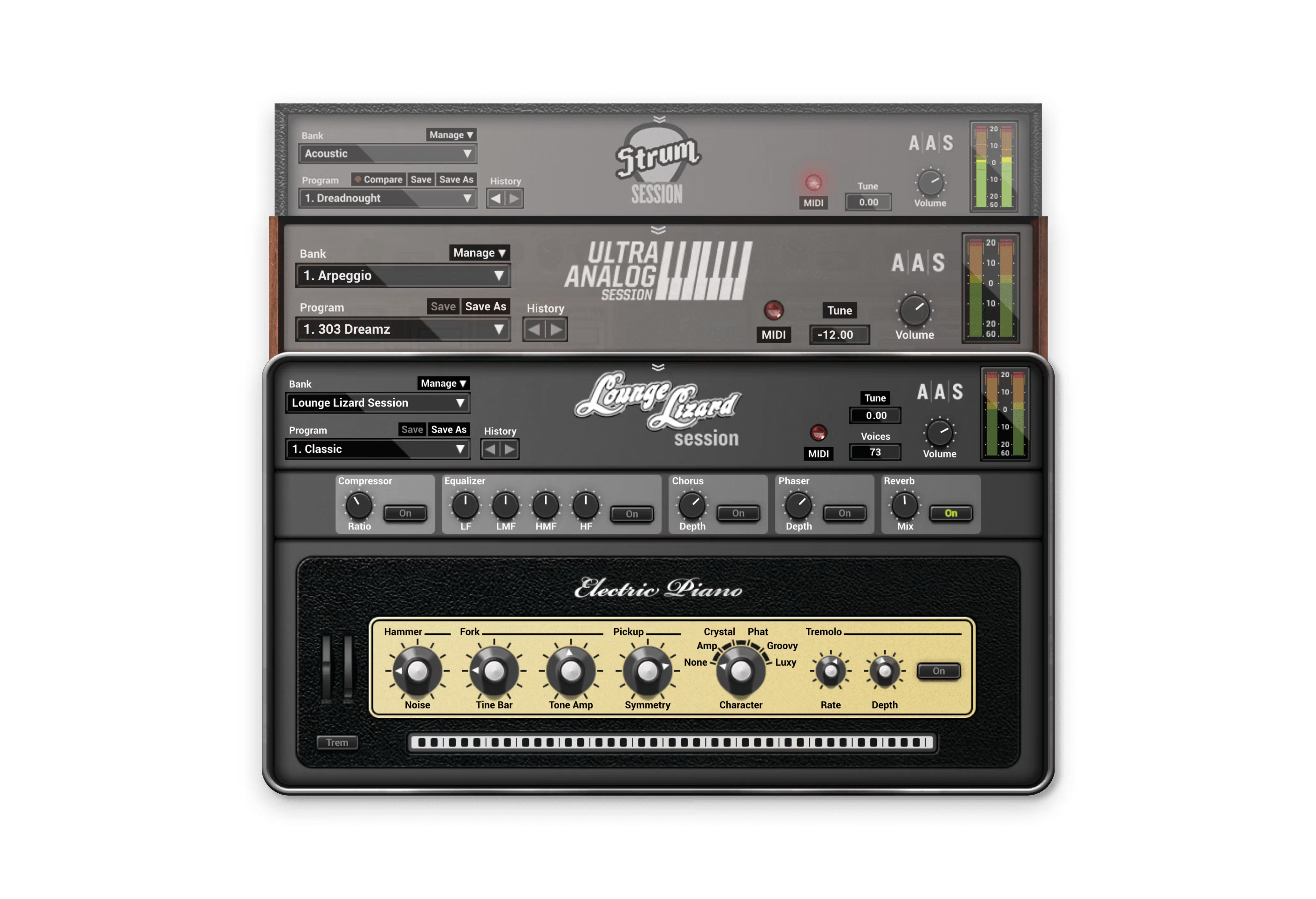 AAS Session bundle comes with some impressive electric piano and keyboard emulations.