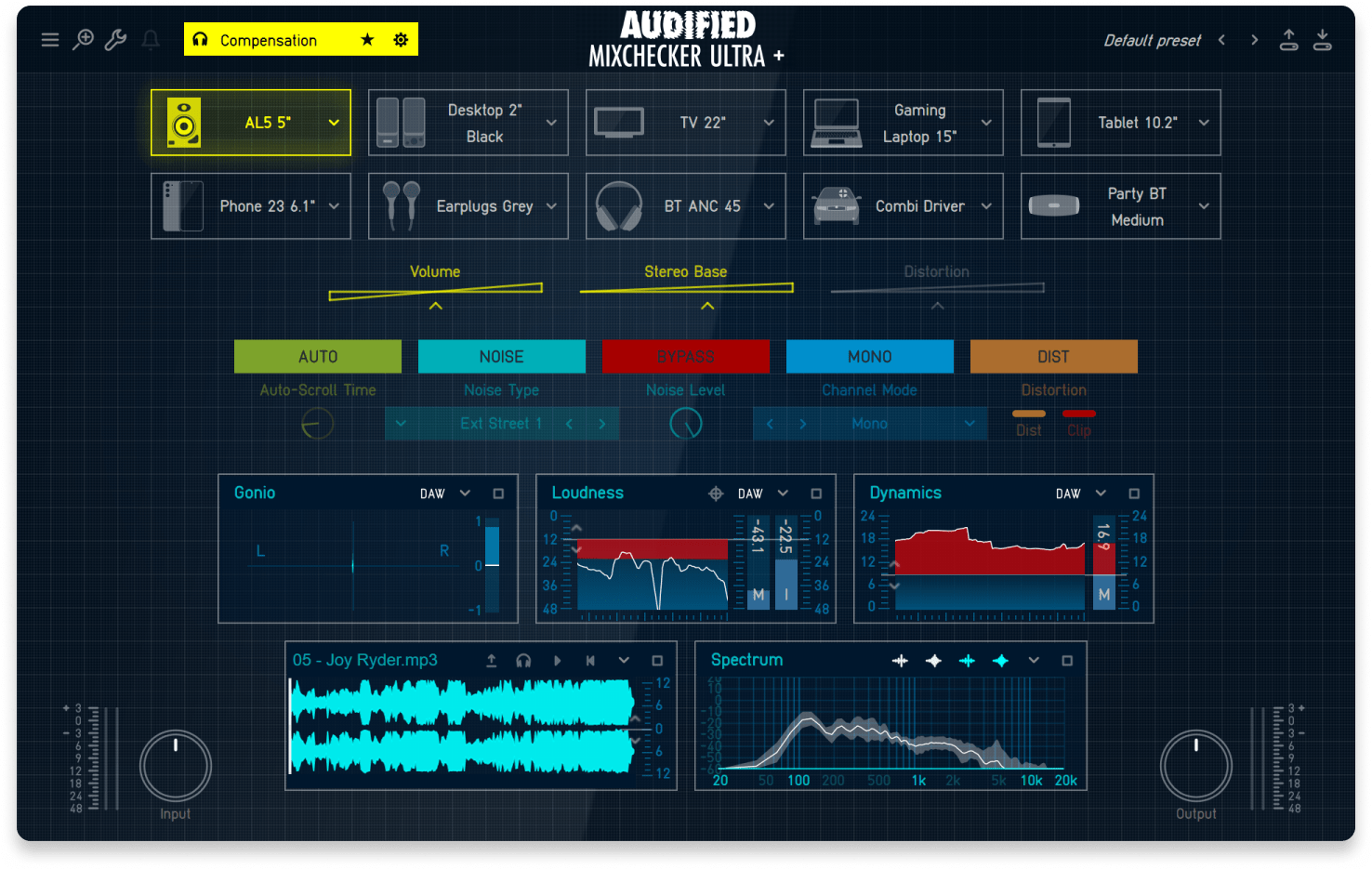 Audified MixChecker Ultra: Reference+ is the best way to authentically check your mix on 90+ listening systems in your DAW.